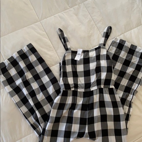 Gingham Jumpsuit - Picture 1 of 3